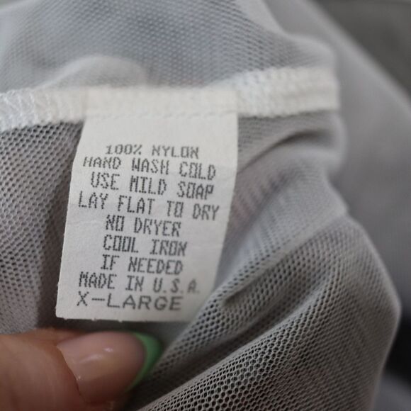 Six Degrees Layered Mesh Y2k Tank Top XL Going Out Top - Picture 11 of 11